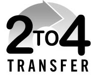 2 to 4 transfer logo