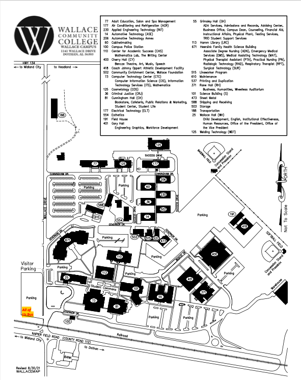 All of Us Research Bus Stop Map