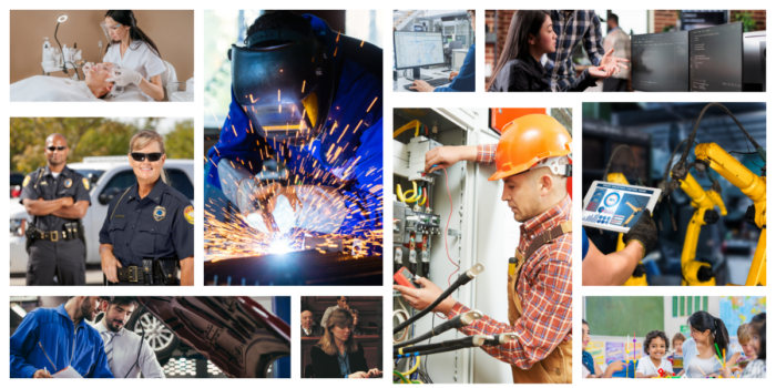 CTE Program Collage