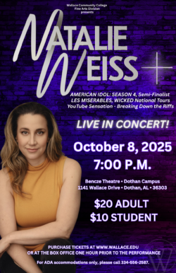 Natalie Weiss Concert Flyer