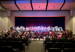 Group of students at the Natalie Weiss vocal clinic