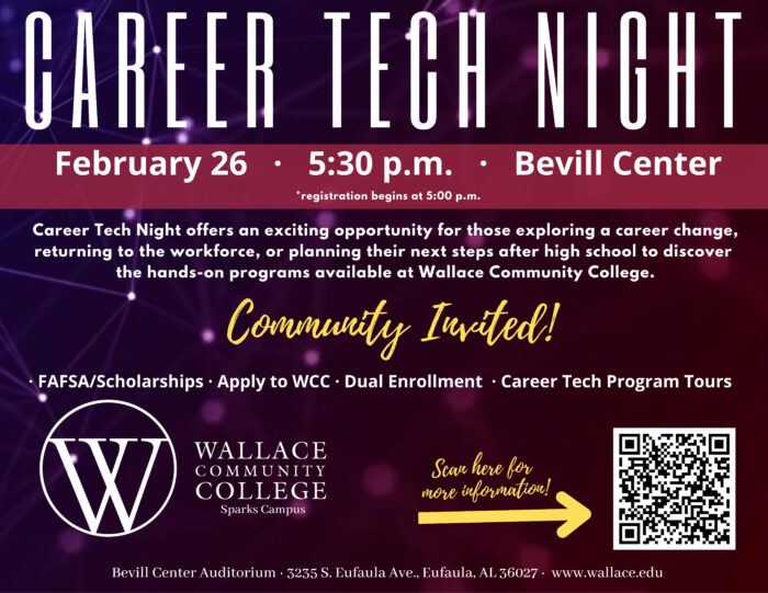 Flyer advertising for Sparks Campus Career Tech Night 2026