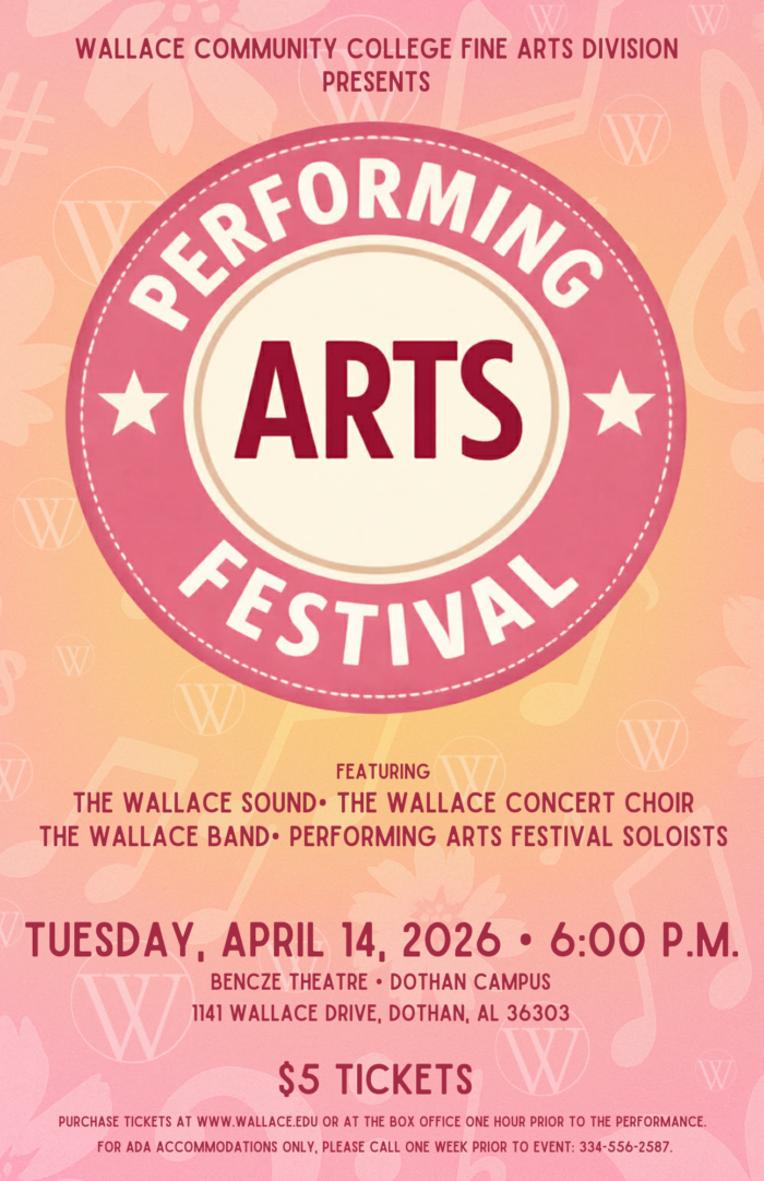 2026 Performing Arts Festival Flyer