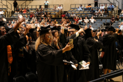 2026 WCCD graduates celebrate after moving their tassels