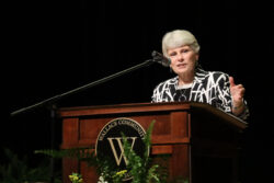 KLM Speaking to Nursing Graduates